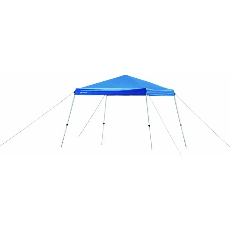 Ozark Trail 10 'X 10' Tettuccio Per Gambe Inclinate Istantanee, Gazebo Per Esterni Da Giardino (Blu/Nero/Rosso) Opzionale