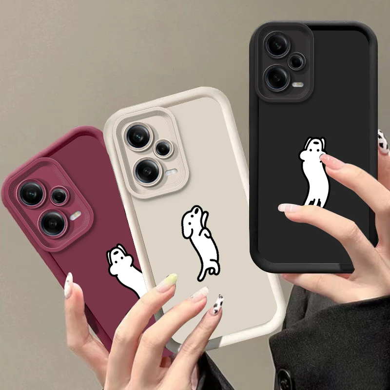 Cucciolo Divertente Per Redmi K50 K40 K30 K20 12C 10C 9C 9At 9A Ultra Pro Prime Eye Ladder Phone Case