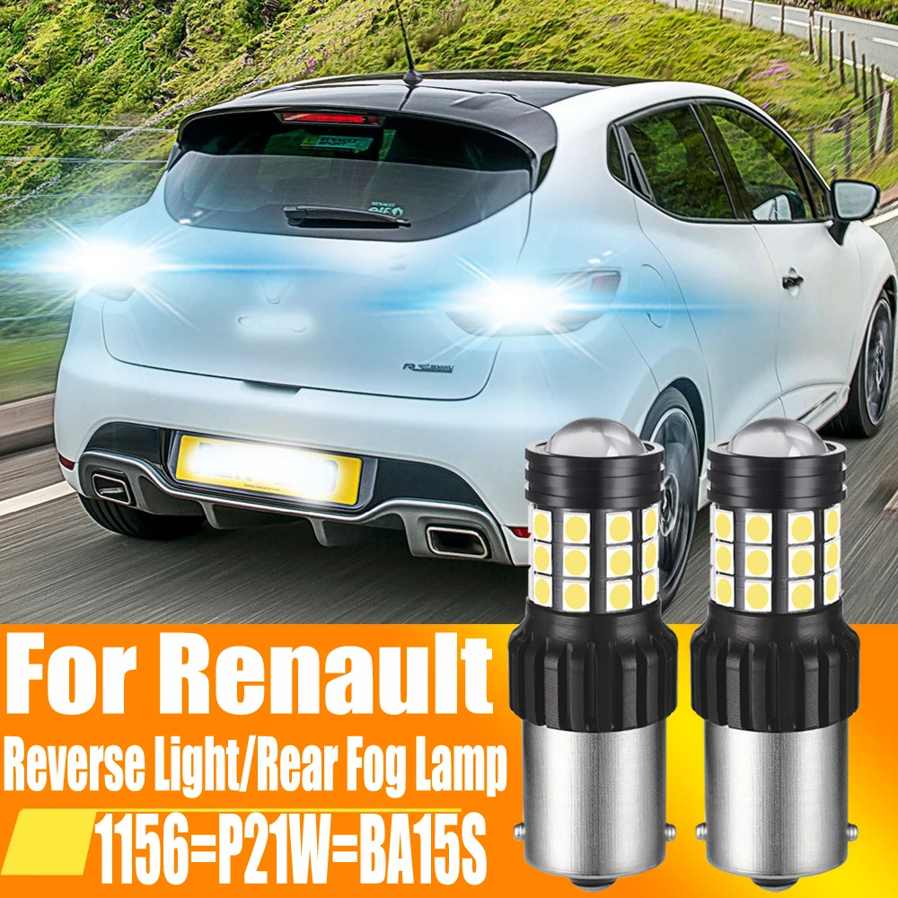 2 Pz P21W Led Luce Di Retromarcia Lampada Di Backup 1156 7506 Ba15S Lampadina 12V Per Renault Megane 2 Scenic Clio Captur Kangoo Duster Master