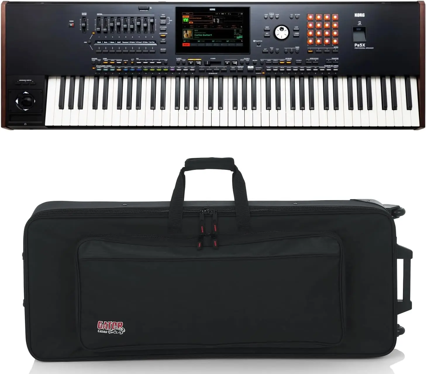 Nuovissima Tastiera Arranger Professionale Korg Pa5X 76 A 76 Tasti Con Custodia Morbida