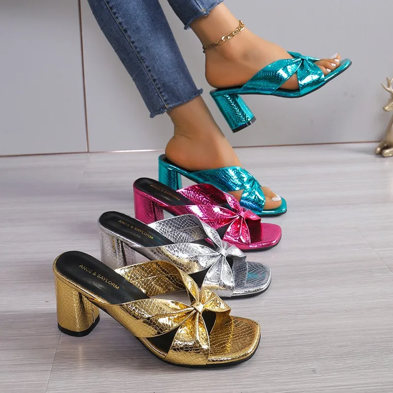 Pantofole Con Tacco In Pelle Di Serpente Da Donna Scarpe Dior Da Donna