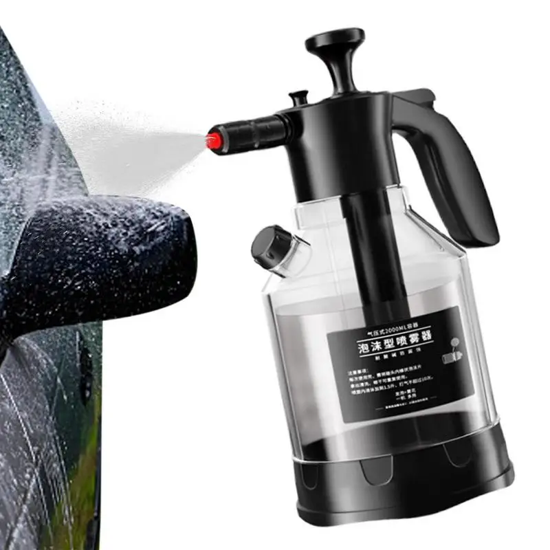 2L Spruzzatore Di Schiuma Per Auto Abs Automotive Air Pressure Spray Washer Pompa Schiumogena Wash Spray Bottle Wash Cannon Sprayer Accessori Per Auto