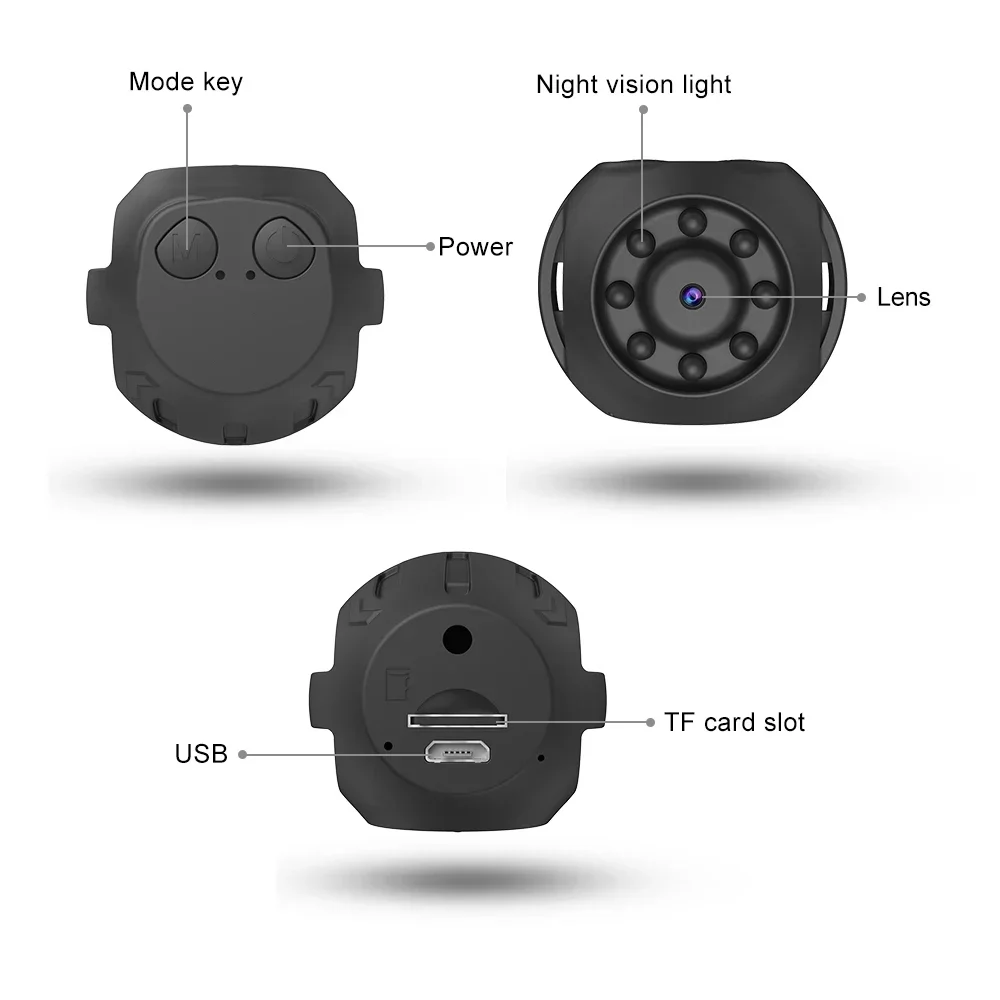 Videocamera 1080P Ipc Micro Infrarossi Visione Notturna Registrazione Dv Fotocamera Micro Wk10 Mini Telecamera Wifi Hd Registratori Vocali Cam