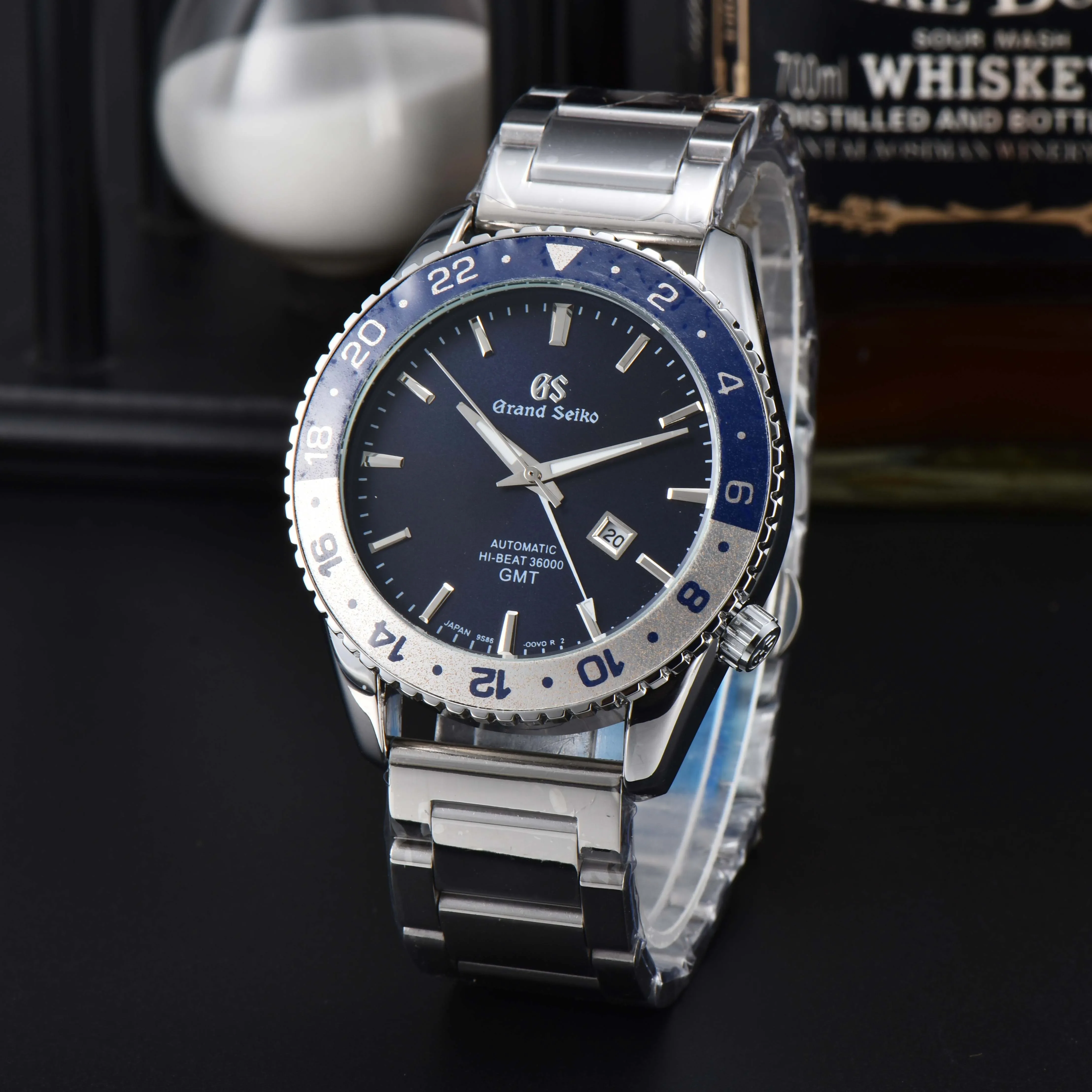 Nuovo Marchio Di Lusso Grand Seiko Slgc001G Tentagraph Evolution 9 Collection Cinturino In Acciaio Cronografo Al Quarzo Aaa Orologio Da Uomo