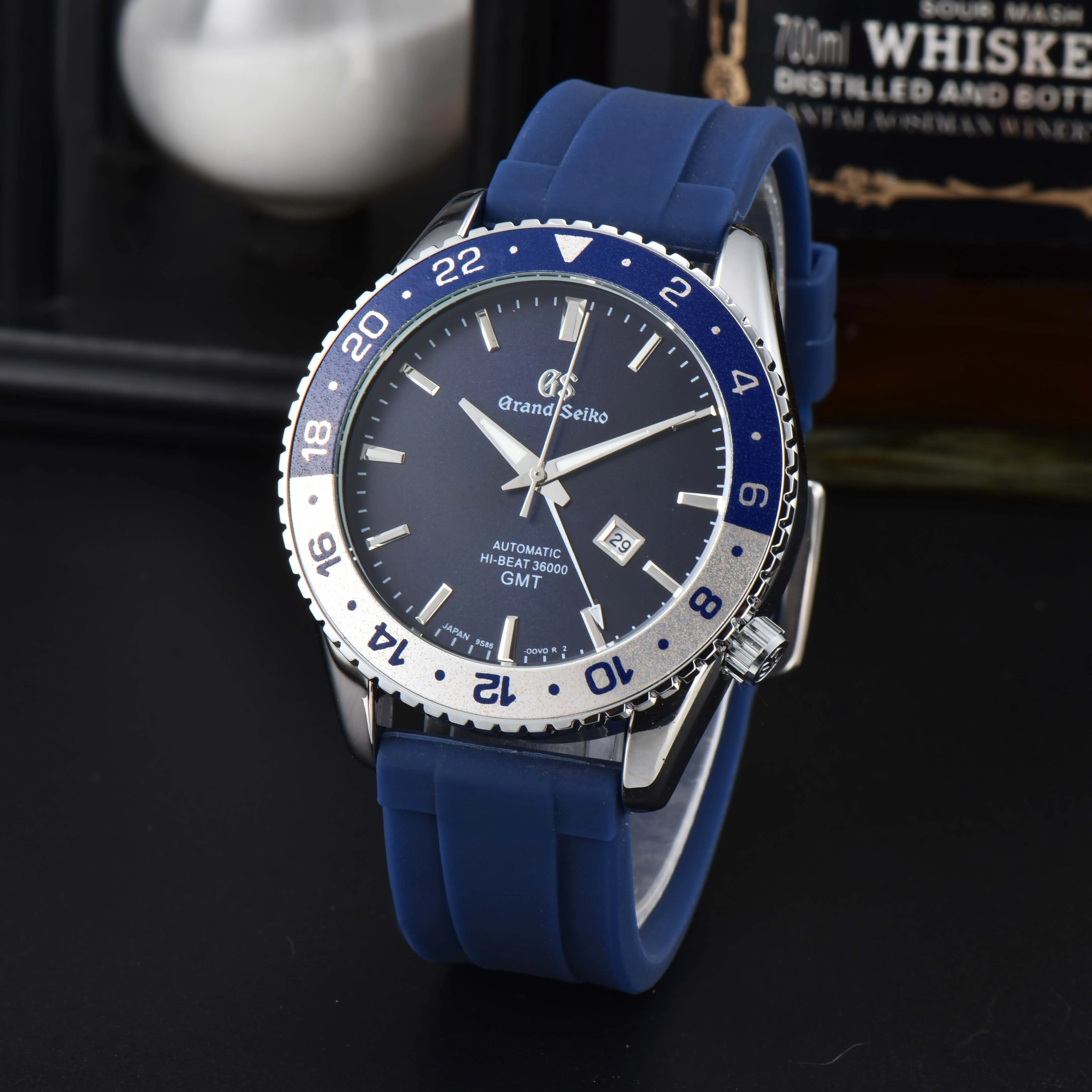 Nuovo Marchio Di Lusso Grand Seiko Slgc001G Tentagraph Evolution 9 Collection Cinturino In Acciaio Cronografo Al Quarzo Aaa Orologio Da Uomo