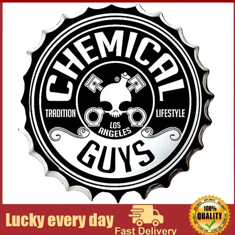 Retro Sign Chemical Lifestyle Ragazzi Tappi Di Bottiglia Retro Metal Tin Sign Diametro Home Decor Bar Placca Lounge Man Cave Garage