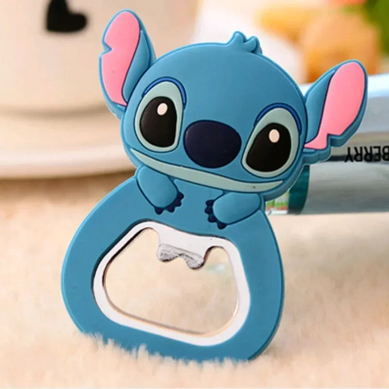Stitch Disney Apribottiglie Utensili Da Cucina Anime Cartoon Stich Cute Girly Heart Apribottiglie In Silicone Home Fridge Magnets Gift