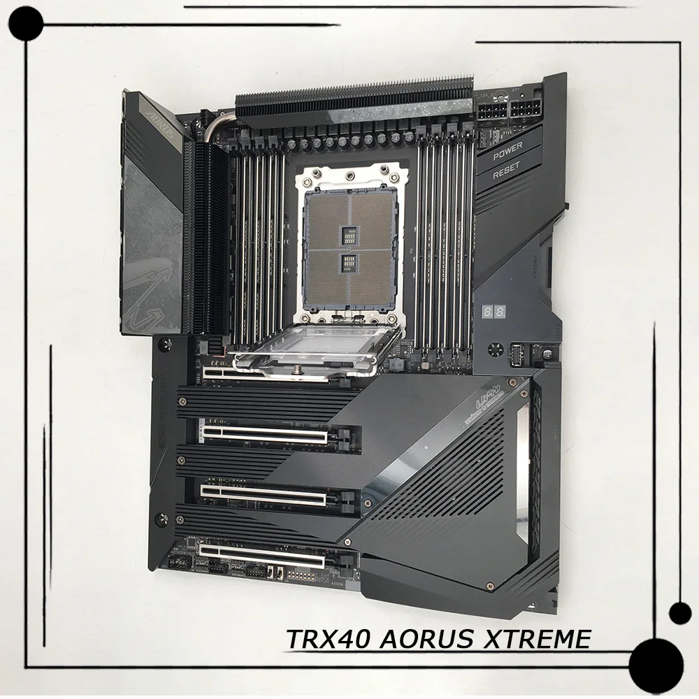Per La Scheda Madre Della Workstation Per Pc Gigabyte Supporta Processori Threadripper Di Terza Generazione Trx40 Aorus Xtreme