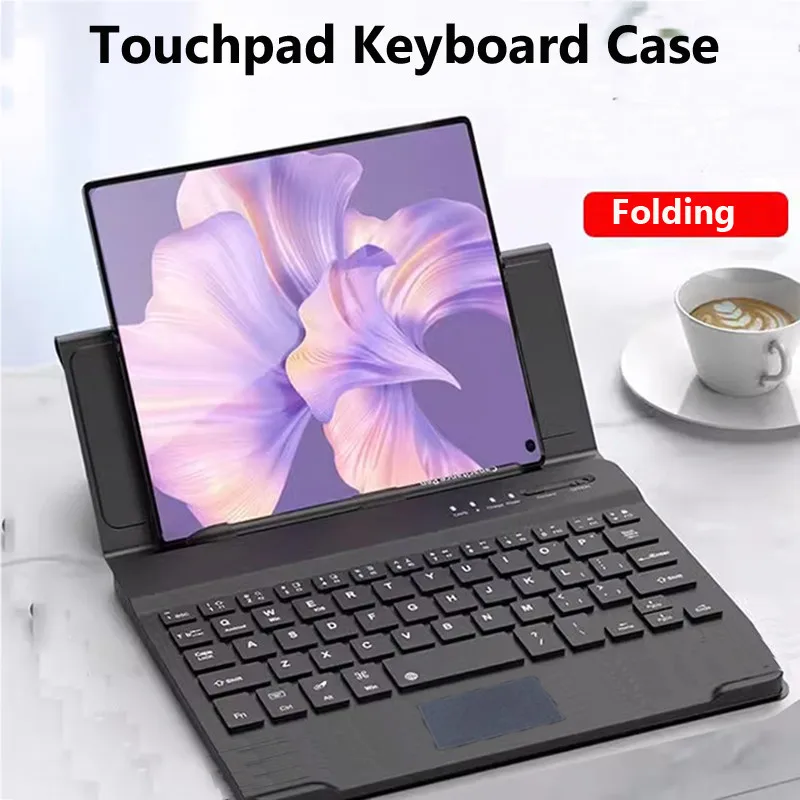 Per Vivo X Fold3 Pro Fold2 Fold Xfold Plusmagnetic Bluetooth Keyboard Case Pieghevole Soft Pu Leather Stand Trackpad Keyboard Cover