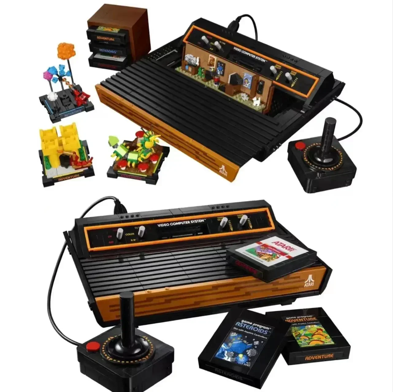 Atari 2600 Video Computer System Console Game Creative Expert Icone Moc Brick Modello Tecnico Building Blocks Toy For Children
