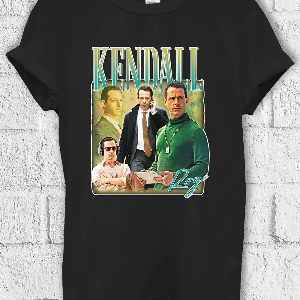 Kendall Roy T Shirt Sequence Logan Omaggio Sweat Baseball Pullover Baggy Boyfriend 3360
