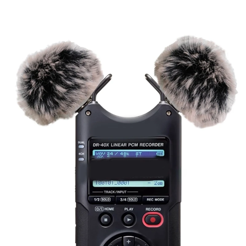 R9Cb Manicotto Antivento Per Microfono Per Registratori Digitali Tascam Dr40