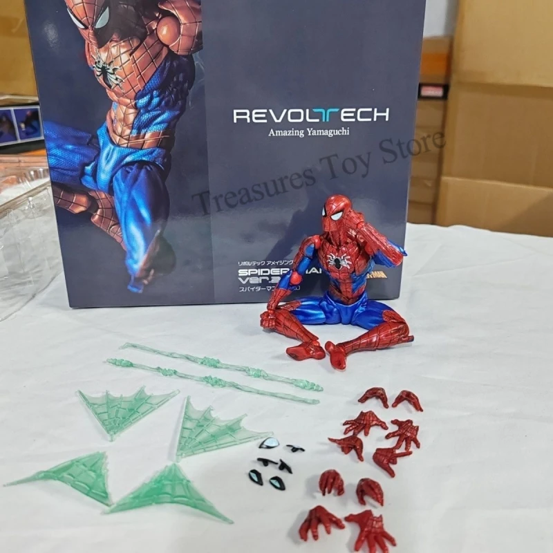 Ko Anime Spider-Man Revoltech Incredibile Yamaguchi Ml Spiderman 2.0 Sh Figuarts Peter Parker Dolls Action Figures Model Toys