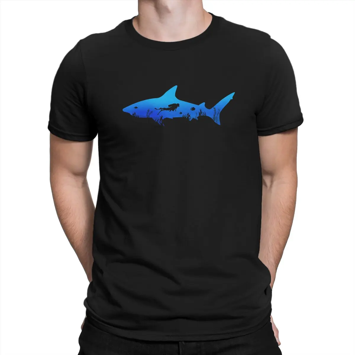 Scuba Diver Diving Tshirt Uomo Top Vintage Summer Clothing T Shirt