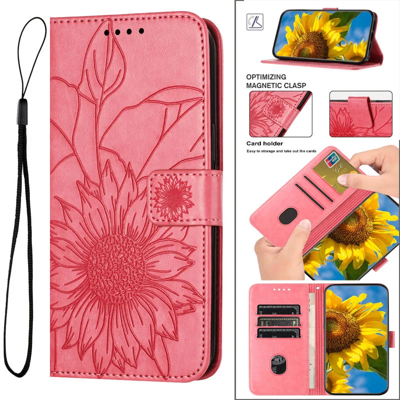 Nota 10 Pro Custodia Per Xiaomi Redmi Note 10Pro Custodia Girasole Pu Cover In Pelle Redmi Note 10S Note10 5G Note10 Pro Max Note10 Case