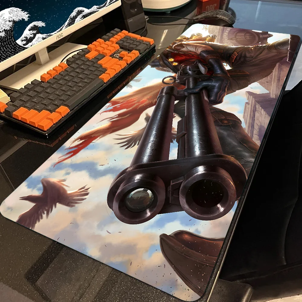 Hd T Il Tappetino Per Mouse Jhin Virtuoso Con Accessori Per Giochi Pad Tappetino Per Tastiera Prime Gaming Xxl Tappetino Imbottito Per Punto