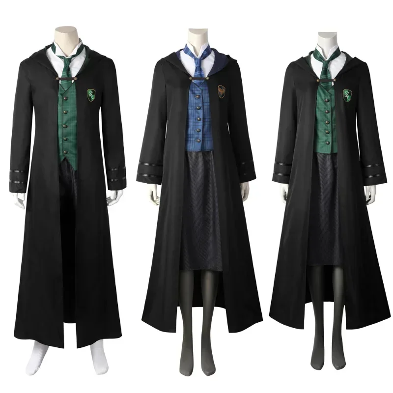 Magic School Uomo E Donna Travestimento Slytherin School Uniform Cosplay Outfit Donna Ravenclaw Costume School Uniform Fancy Dress