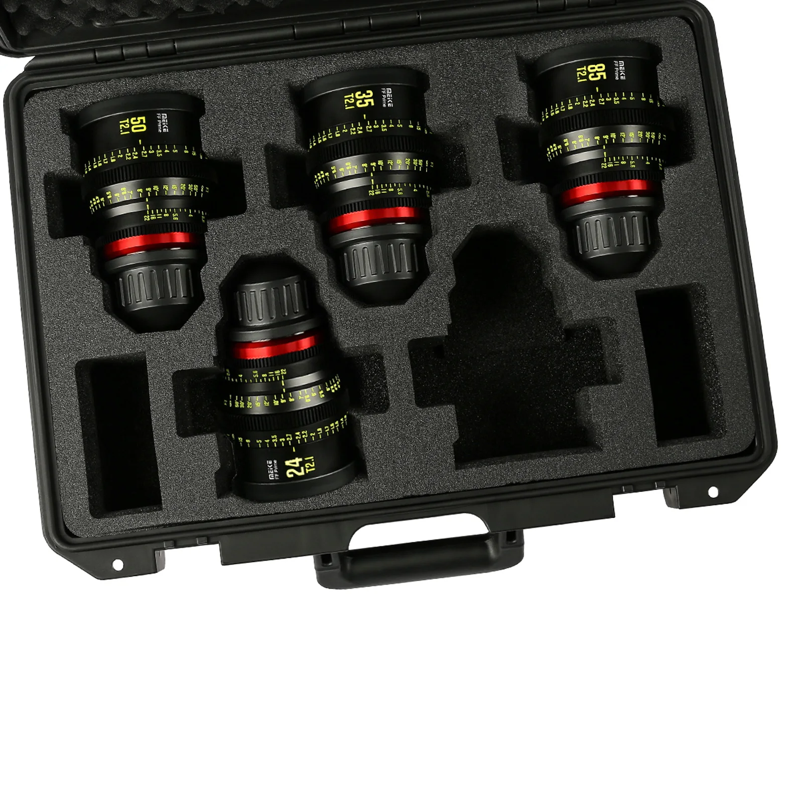 Meike Full Frame Series( 3-6 )* Kit Obiettivo Cine Per Supporto Obiettivo Pl/Ef/E/L/Rf Come Olympus Panasonic Bmpcc 4K Zcam E2-Fast Consegna
