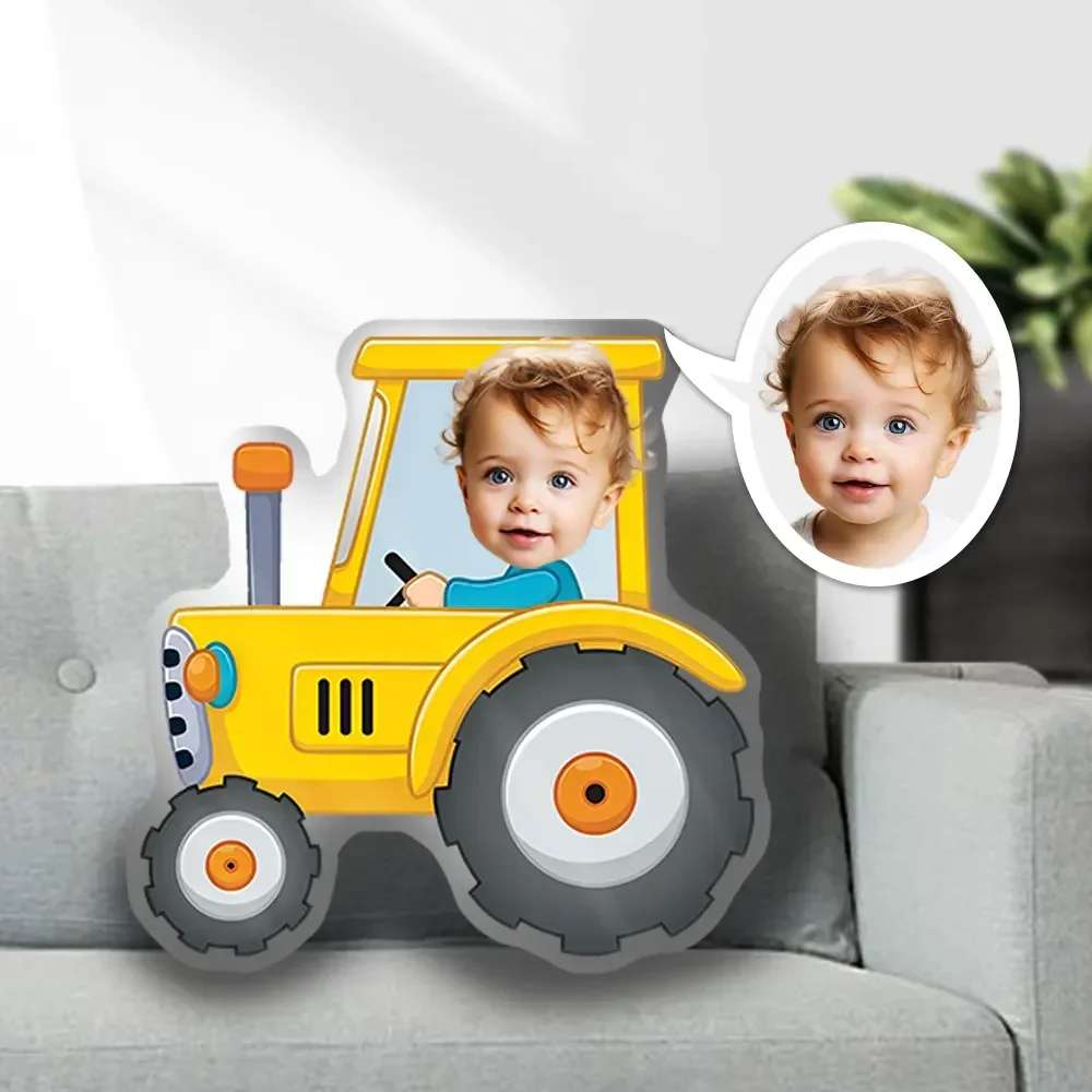 Minime Cuscino Cuscino Bambole Foto Viso Cuscino Personalizzato Creativo Personalizzato Camion Driver Ragazzo Cuscino Viso
