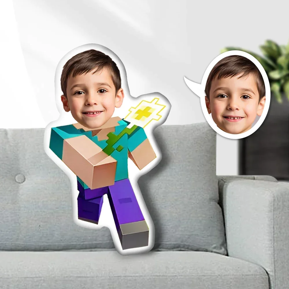 Minime Cuscino Cuscino Bambole Foto Viso Cuscino Personalizzato Creativo Personalizzato Mc Face Picture Pillow