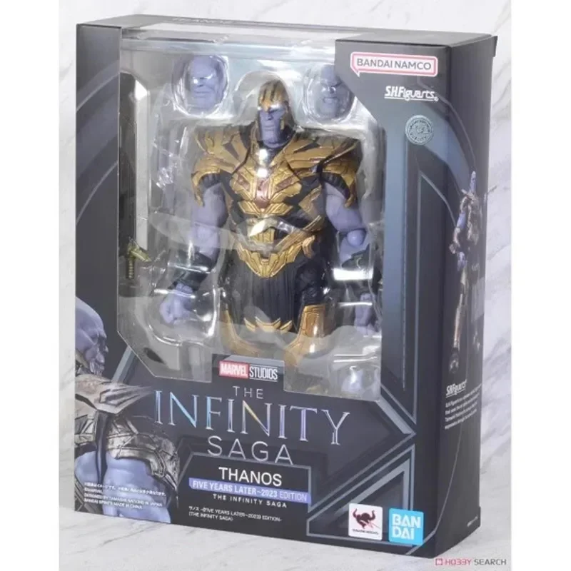 New Bandai S.H. Figuards Avengers 4 Endgame Thanos Thanos Infinite Saga Rebirth Version Figure Model Toys Raccogli Ornamenti Regali