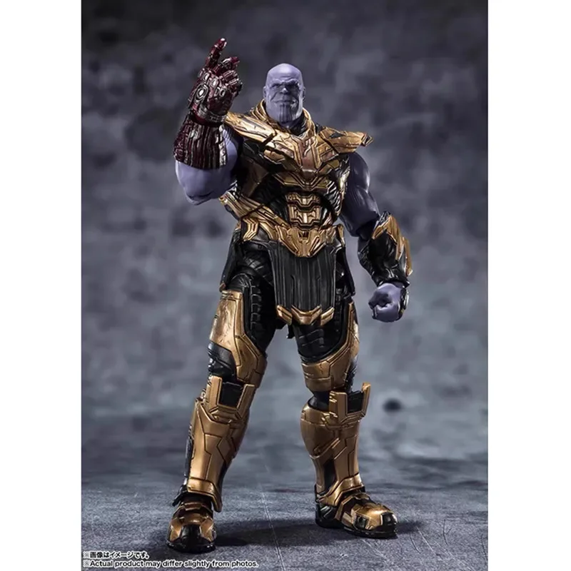New Bandai S.H. Figuards Avengers 4 Endgame Thanos Thanos Infinite Saga Rebirth Version Figure Model Toys Raccogli Ornamenti Regali