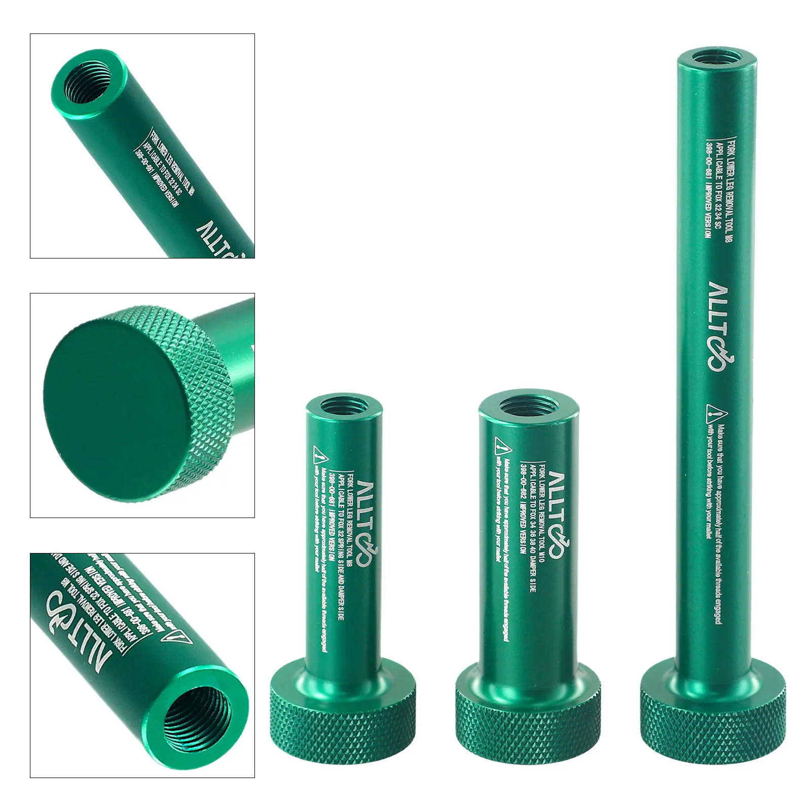 1Pc Bike Damper Tool Forcella Anteriore Accessori/Bicicletta Verde/Strumenti Di Riparazione Per Fox 32 /34 36 /38 40 Sc Tc/Strumento Di Rimozione Dell