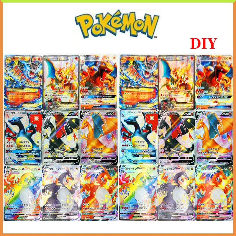 Ptcg Anime Pokemon Fai Da Te Acg Gioco Da Tavolo Foil Foil Laser Refrycling Foil Toys Gioco Di Battaglia Per Ragazzo Carta Da Collezione Regalo Di Com