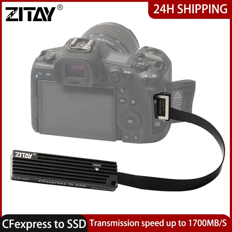 Zitay Cfexpress B Card A M.2 Adattatore Ssd Per Nikon Z6 Z7 D5 D6 D850 D500 Panasonic Dc-S1 S1R Canon Eos 1Dx Markiii R5 C500 Mark