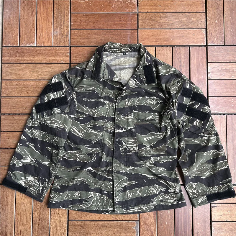 Tuta Base Outdoor Gen3 Tactical G3 Frog Suit Silver Tiger Spot Combat Suit Top Giacca A Maniche Lunghe