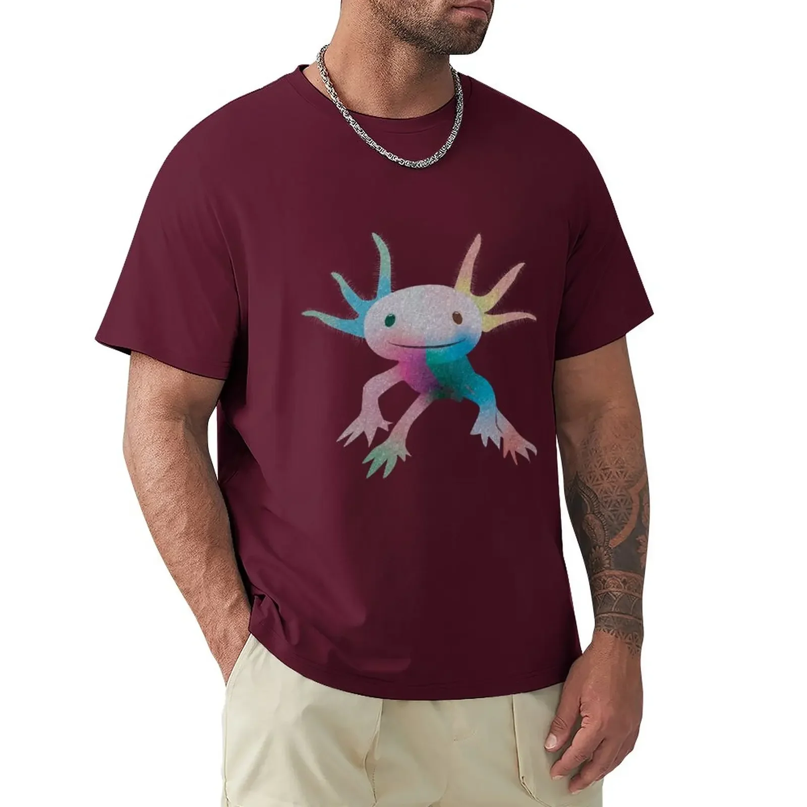 Chimera Axolotl, Anfibio, Illustrazione, Axolotl, Axolotl Merch, Abbigliamento Axolotl, Cute Axolotl, T-Shirt Axolot Personalizzata