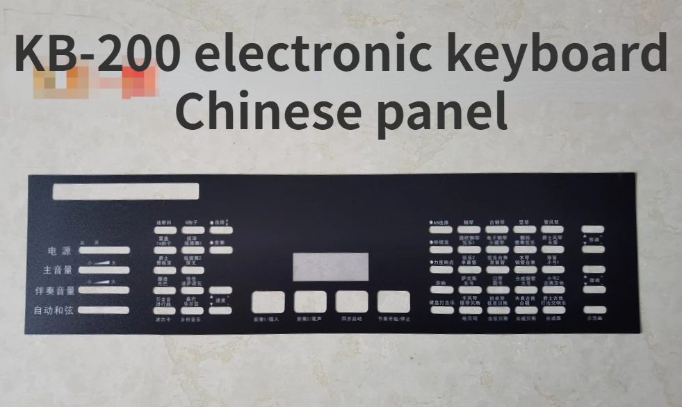 Adatto Per Yamaha Kb-200, Kb-210, Kb-160, Kb-130 Tastiera Elettronica Pannello Cinese