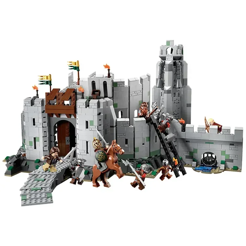 Building Blocks The Battle Of Helms Deep Diy Model Action Figure Giocattoli Fai Da Te Per Regalo Educativo Per Bambini