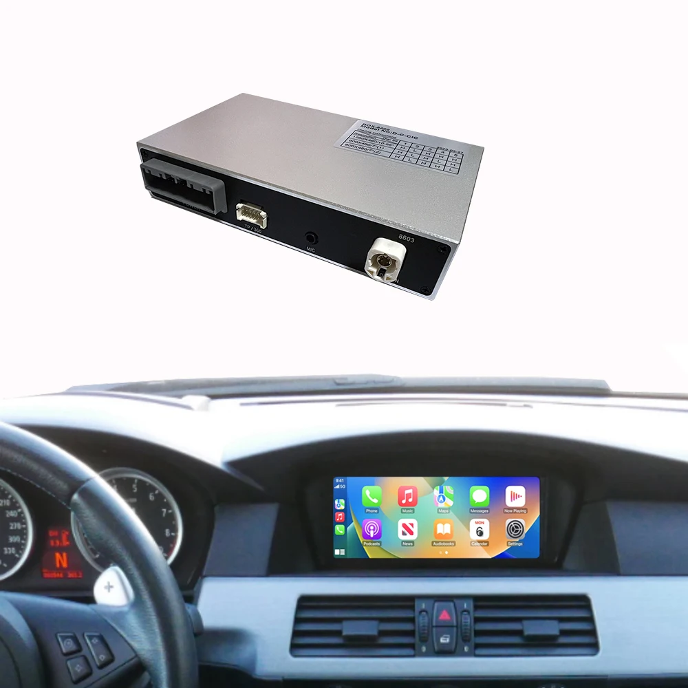 Wireless Apple Carplay Per Bmw 1 3 5 6 Series 2005-2008 Mini Mirror Link Airplay Radio Car Play Ccc System Upgrade Android Auto