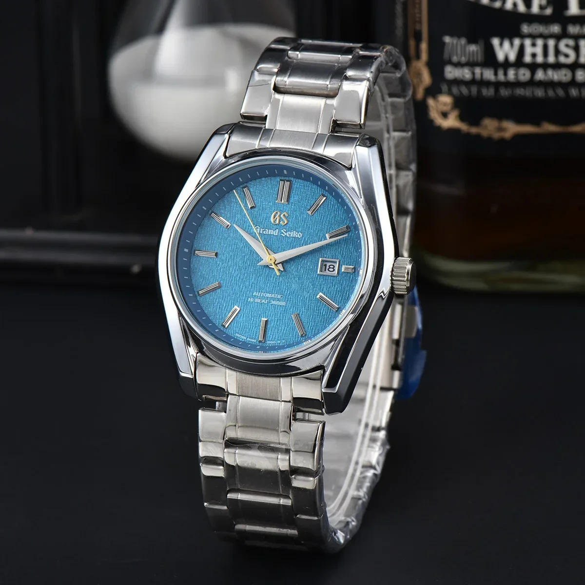 Nuovo Marchio Di Lusso Grand Seiko Slgc001G Tentagraph Evolution 9 Collection Cinturino In Acciaio Cronografo Al Quarzo Aaa Orologio Da Uomo