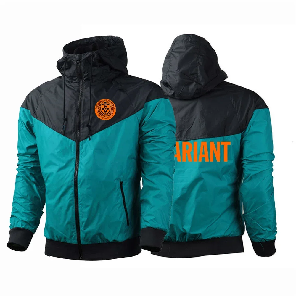 2024 Men'S Loki Variant New Hooded Outwears Giacca A Vento Antivento Winter Classic Print Jacket Abbigliamento Moda Cappotti