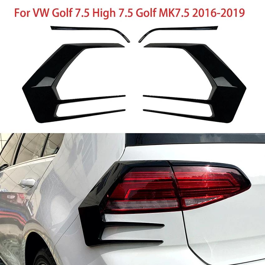 Per Vw Golf 7.5 High 7.5 Golf Mk7.5 2016-2019 Fanale Posteriore Wind Blade Guard Accessori Adesivi Spoiler Decorazione Modifica