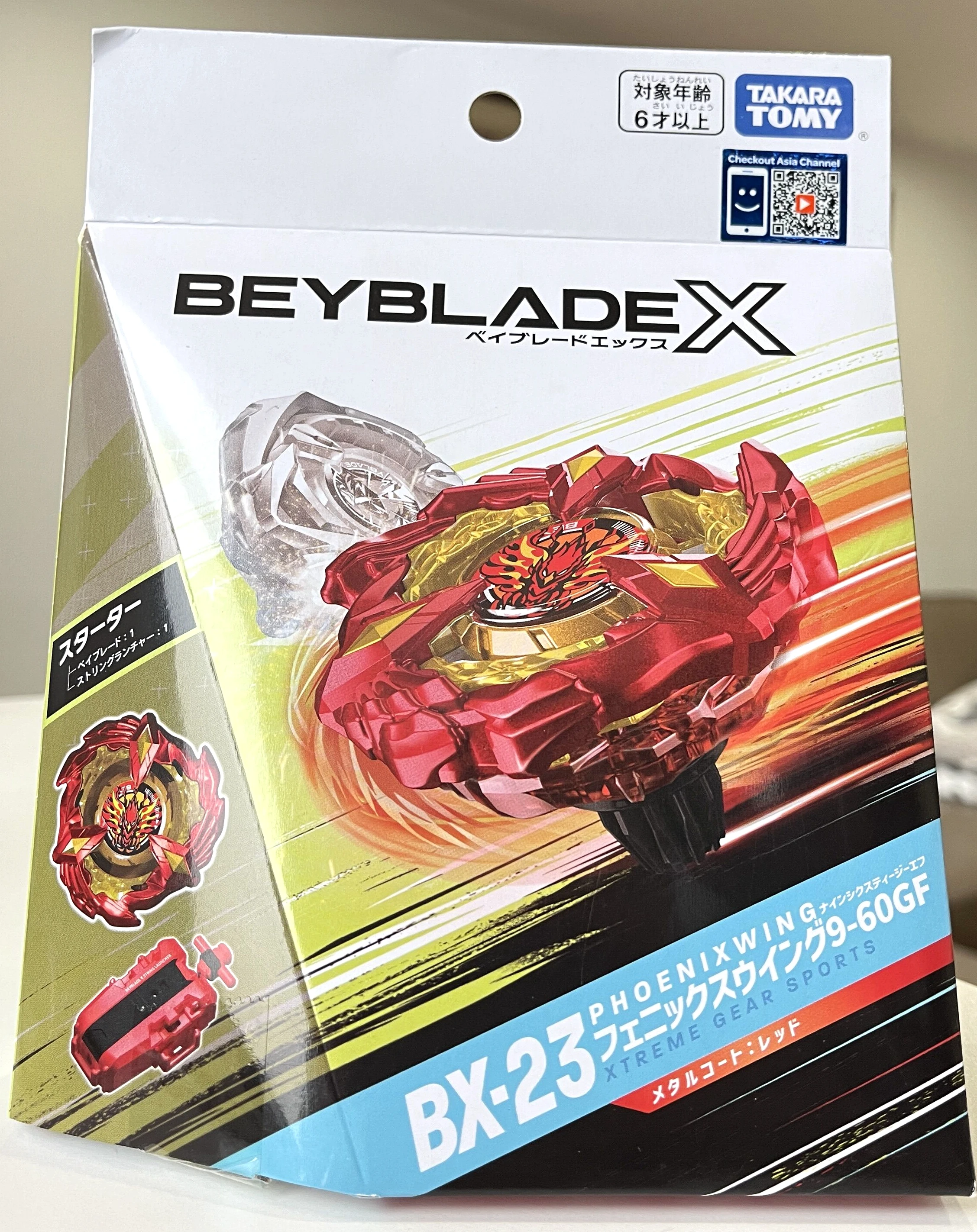 Beyblade X Bx - 23 Starter Phoenix Wing 9-60Gf Takara Tomy