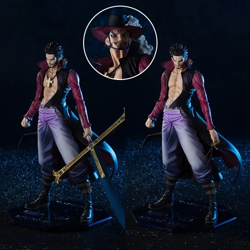 Japan Anime One Piece Dracule Mihawk Action Figures Modello Deluxe Edition Toy Doll Gift