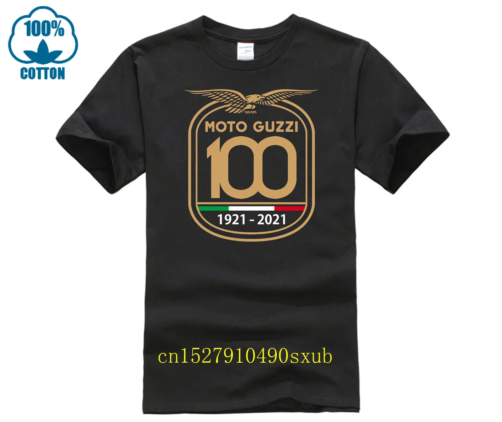 Moto Guzzi 1921 2024 T-Shirt Uomo 39 S Manica Corta Sz S 5Xl