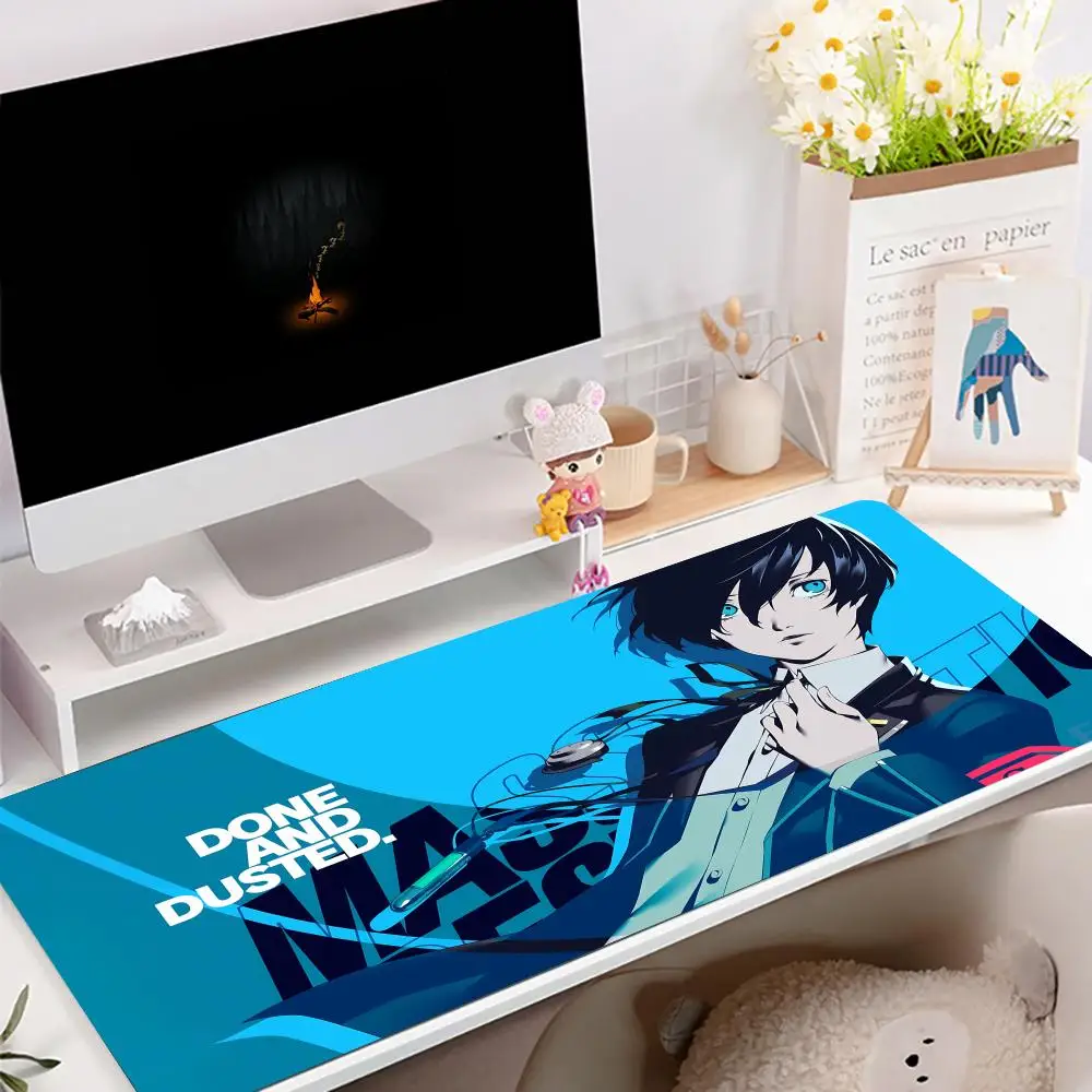 Game Mats P-Persona 3 Reloads  Mouse Pad Large Gaming Mouse Pad Cs Professional Gamer Laptop Accessories Non-Slip Rubber Pad