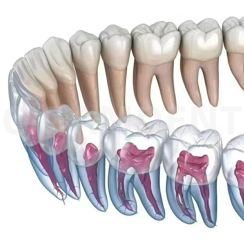 Dentale Endodontico Canale Radicolare Rct Pratica Endo Denti Dente Modello Pulp Studio Endo Endo Endo File Rotanti Formazione