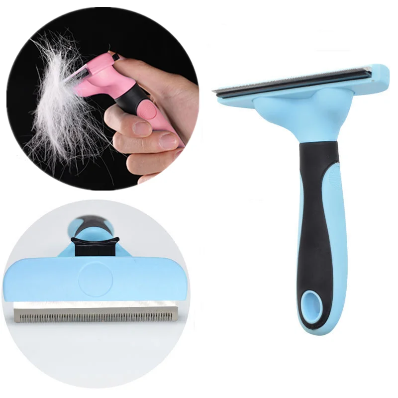 Pet Deshedding Comb Combs Dog Hair Remover Comb Short Medium Hair Dog Combs Grooming Tool Pet Puppy Hair Shedding Trimmer Brush