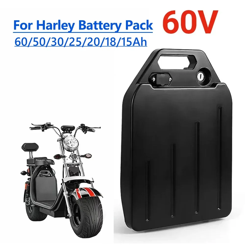 60V 16 S9P Scooter Elettrico Batteria 60Ah Veicolo Elettrico Moto Per Batterie Harley Due Ruote Per Citycoco Scooter Bicicletta