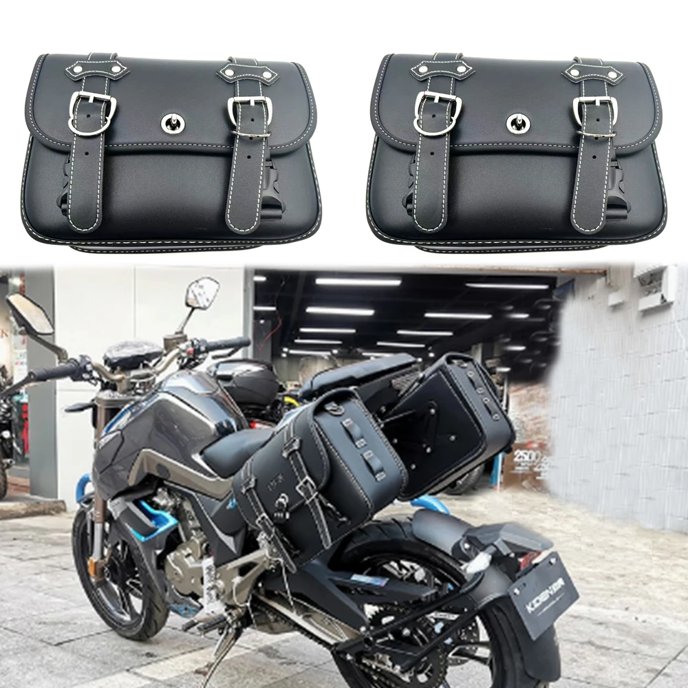 Adventure Moto Box Rack Borsa Laterale Portapacchi Posto Da Viaggio Borsa Impermeabile Per Zontes Zt 125-U1 U1-125 155-U1 U1-155 125 U1