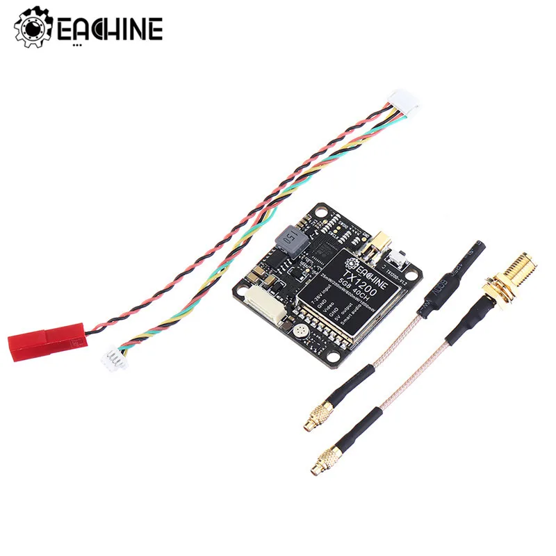 Eachine Tx1200 25/200/600/1000Mw 5.8Ghz 40Ch Trasmettitore Fpv Display A Led Supporto Smart Audio Osd Pitmode Mic