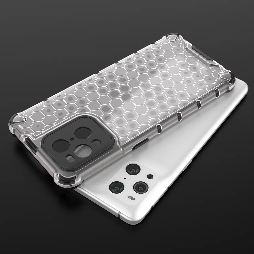 2024 Muslimex Nappc-40/40/40/6 Custodia Per Oppo Find X5 X3 Pro X 3 Neo Lite Guscio A Nido D'Ape Tpu Paraurti Copertura Antiurto Realme 8I 8 Pro Gt Ne