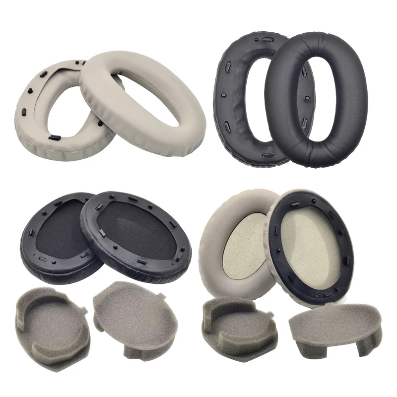 Adatto Per-Sony Mdr-1000X 1000Xm2 1000Xm3 Auricolare Spugna Manicotto Paraorecchie Auricolari In Cotone