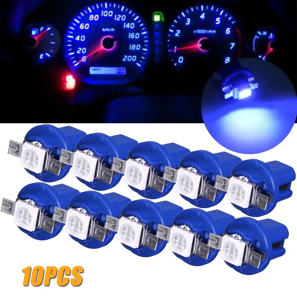 10Pcs Led Light Car Gauge Speed Dash Bulb Per Skoda Octavia A5 A7 Rs Fabia Superb Rapid Yeti
