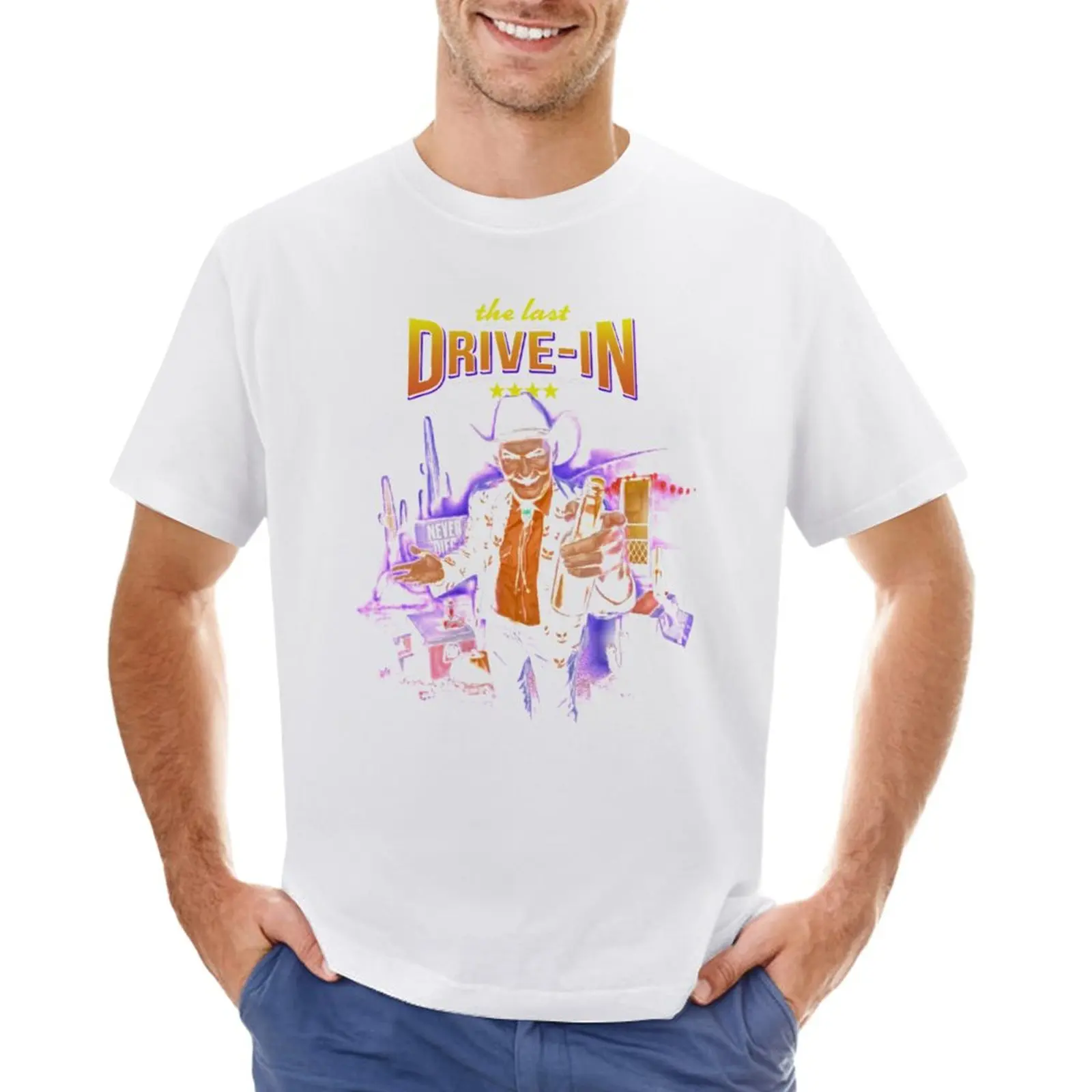 L'Ultimo Regalo Horror Drive-In Per Le Magliette Delle Vacanze Di Halloween Magliette Grafiche Magliette Bianche Per Ragazzi Magliette Pesanti Per Uom